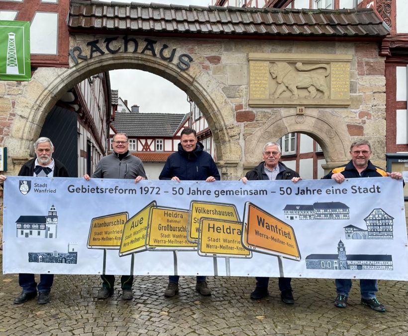 Die Ortsvorsteher der vier Wanfrieder Stadtteile und der Bürgermeister setzen sich für ein „Sauberes Wanfried“ ein und laden am 26. März zu einer Gemeinschaftsaktion ein.